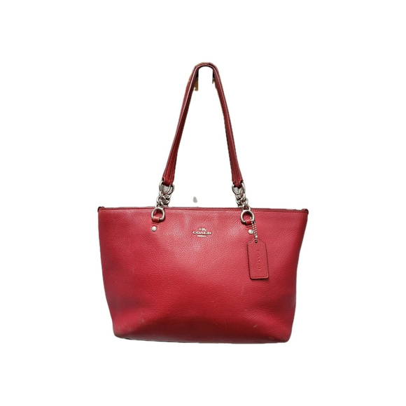 COACH Vintage Women's Leather Pebbled Medium Shoulder Bag